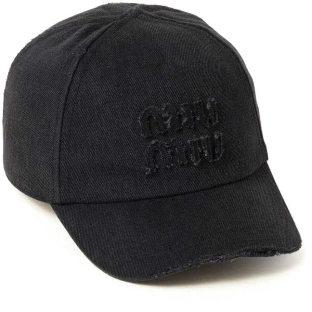 Miu Miu Denim Baseball Cap
